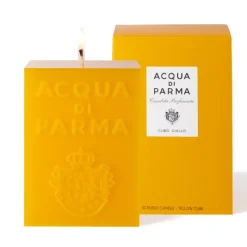 Candela Cubo Gialla Collezione Candele Cubo | <Acqua di Parma Best Sale