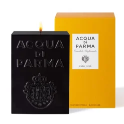 Candela Cubo Nera Collezione Candele Cubo | <Acqua di Parma Online
